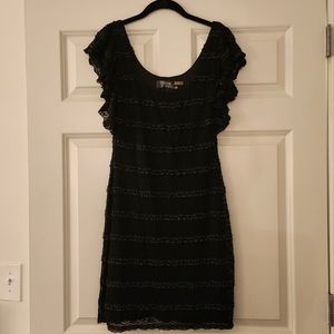 Guess Black Lace Dress Size 6